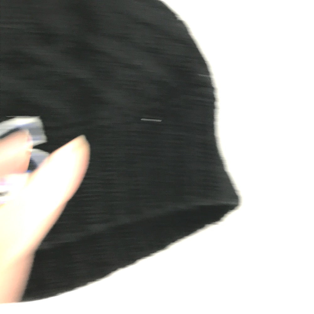 Chanel Knit hat cashmere NO 5 Number Black