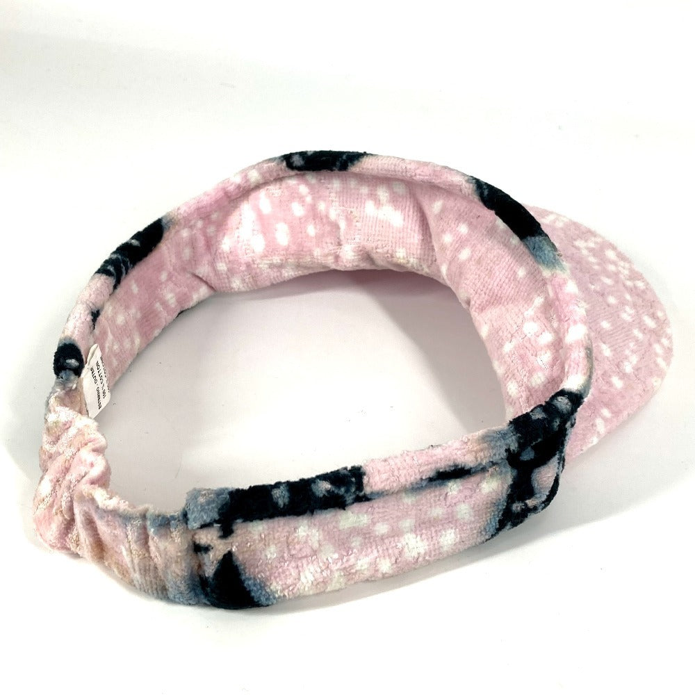 Chanel Sun visor cotton pile CC COCO Pink Handbag