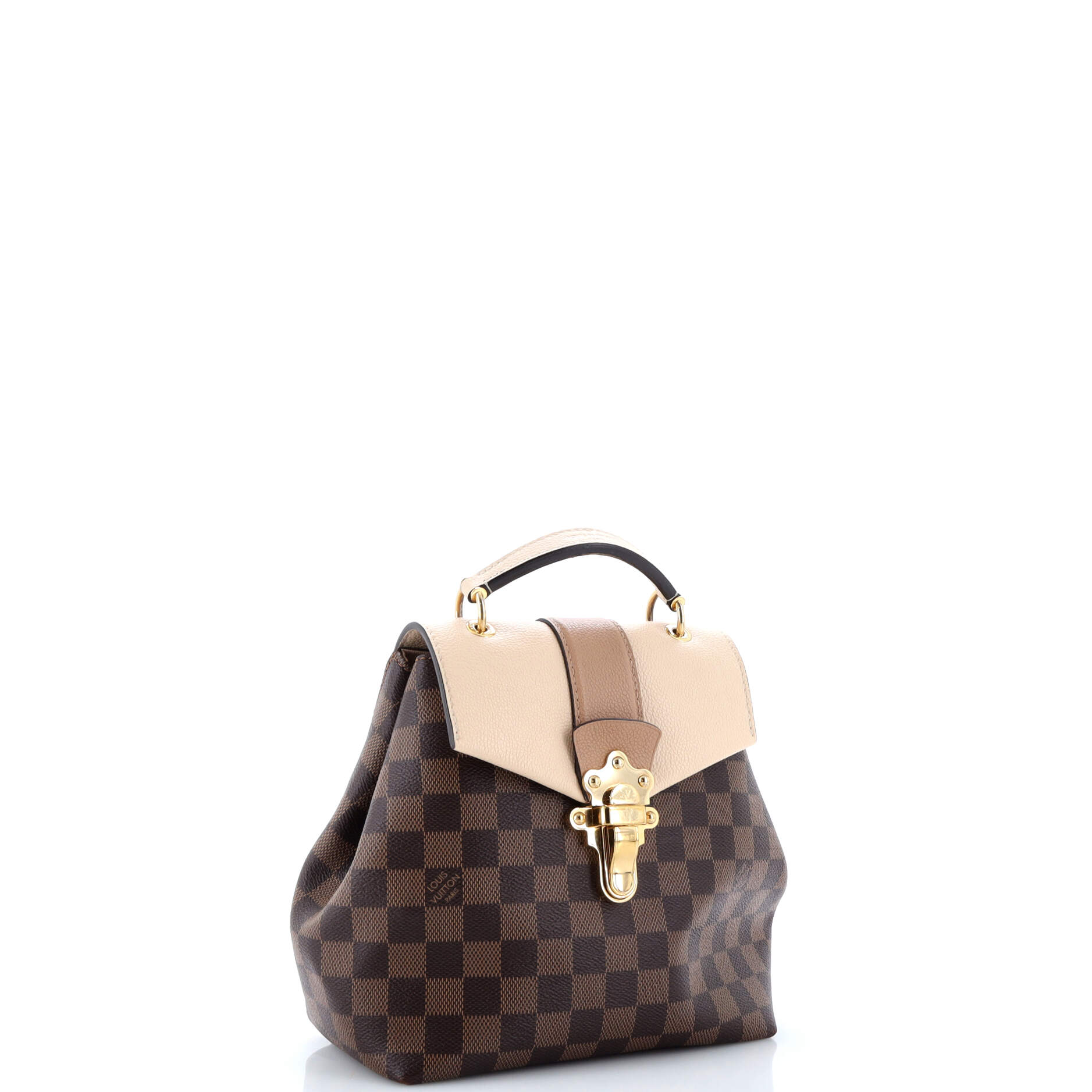 Louis Vuitton Clapton Backpack Damier And Leather
