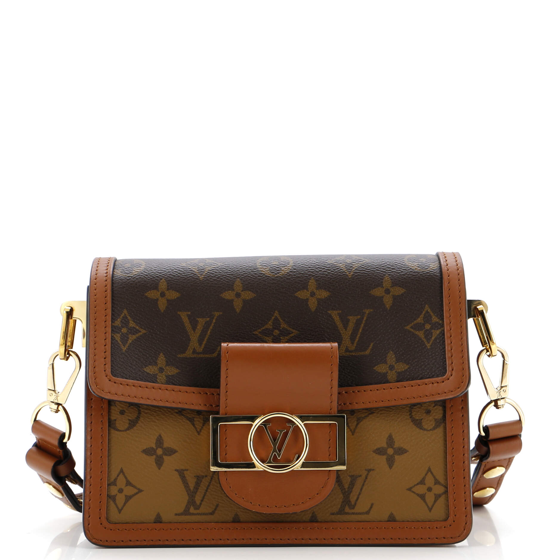 Louis Vuitton Dauphine Shoulder Bag Reverse Canvas Monogram Canvas Mini3051101