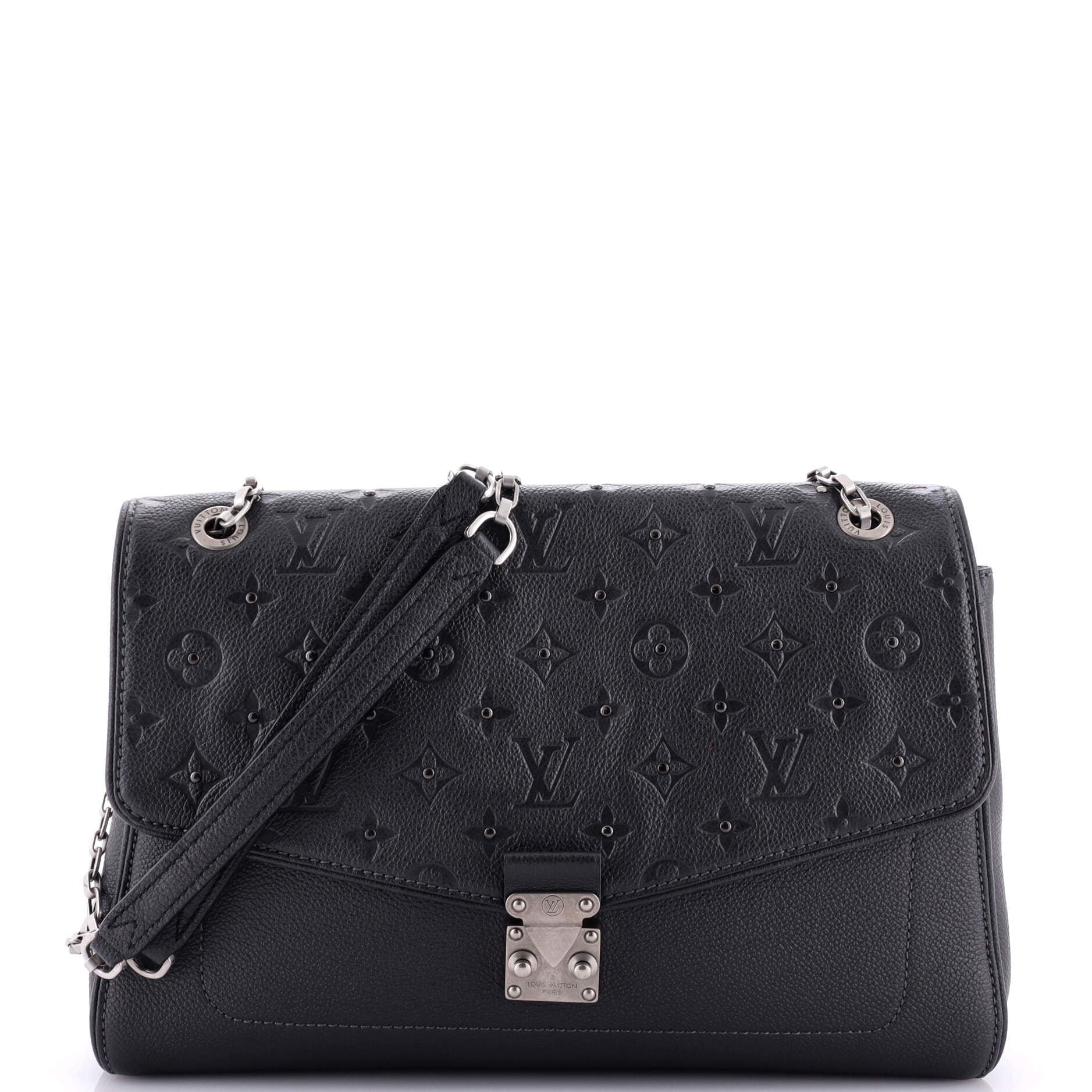 Louis Vuitton Saint Germain Handbag Studded Empreinte Mm Leather Monogram Shoulder Bag