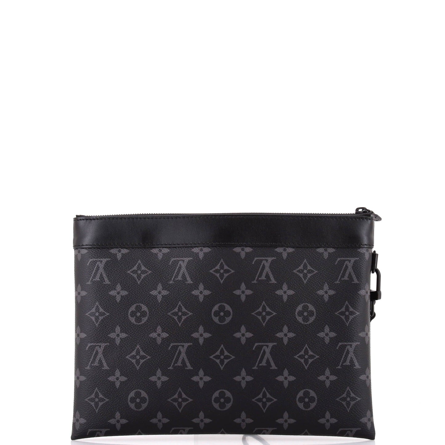 Louis Vuitton Pochette To Go Eclipse Mm Handbag Canvas Monogram Travel Bag