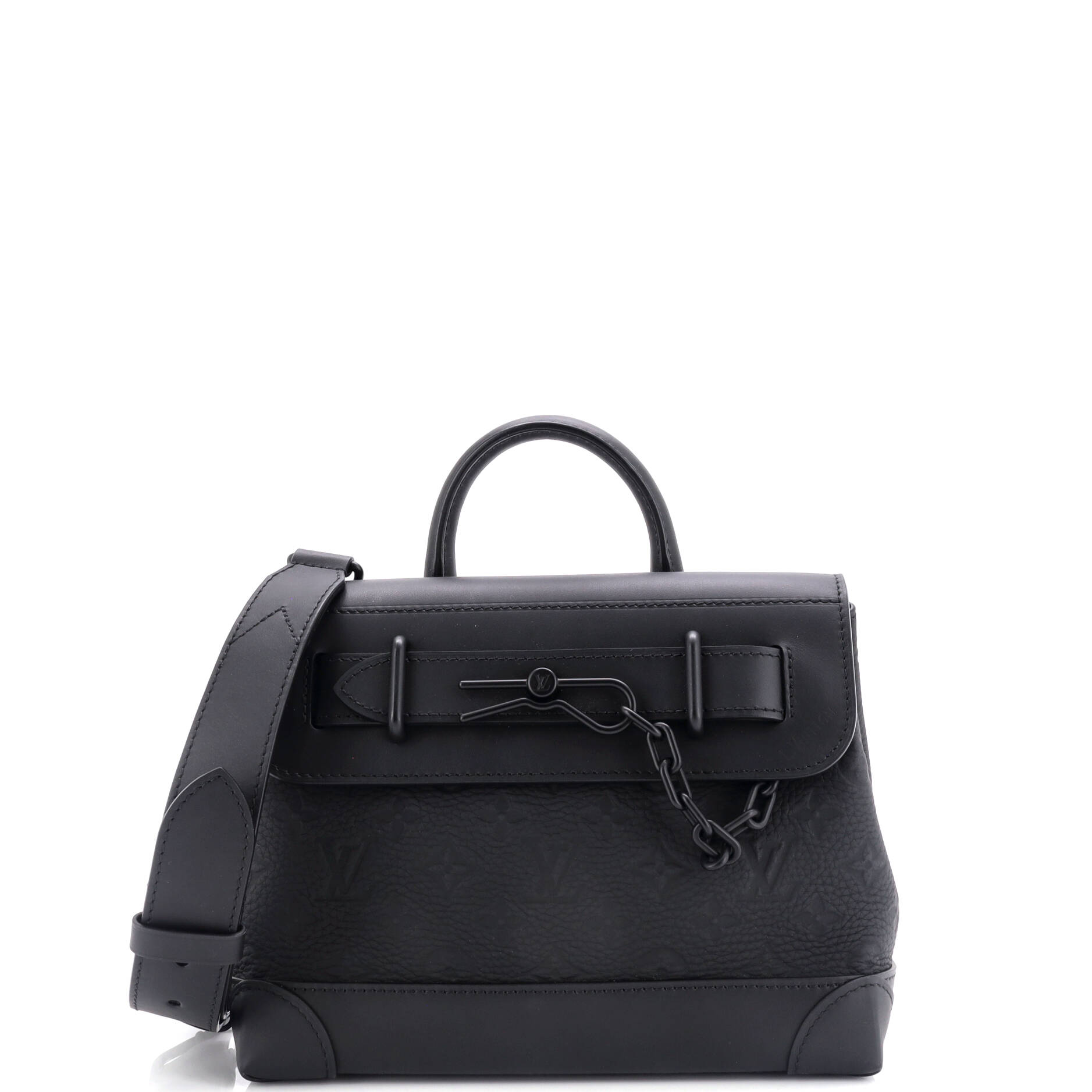 Louis Vuitton Steamer Crossbody Bag Taurillon Pm Leather Monogram