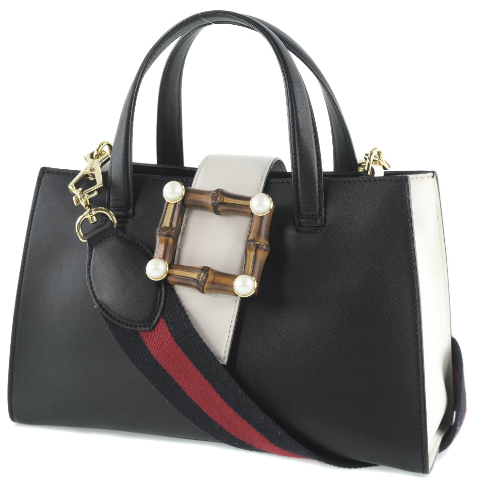 Gucci Nimfair Black Pony-Style Calfskin Handbag