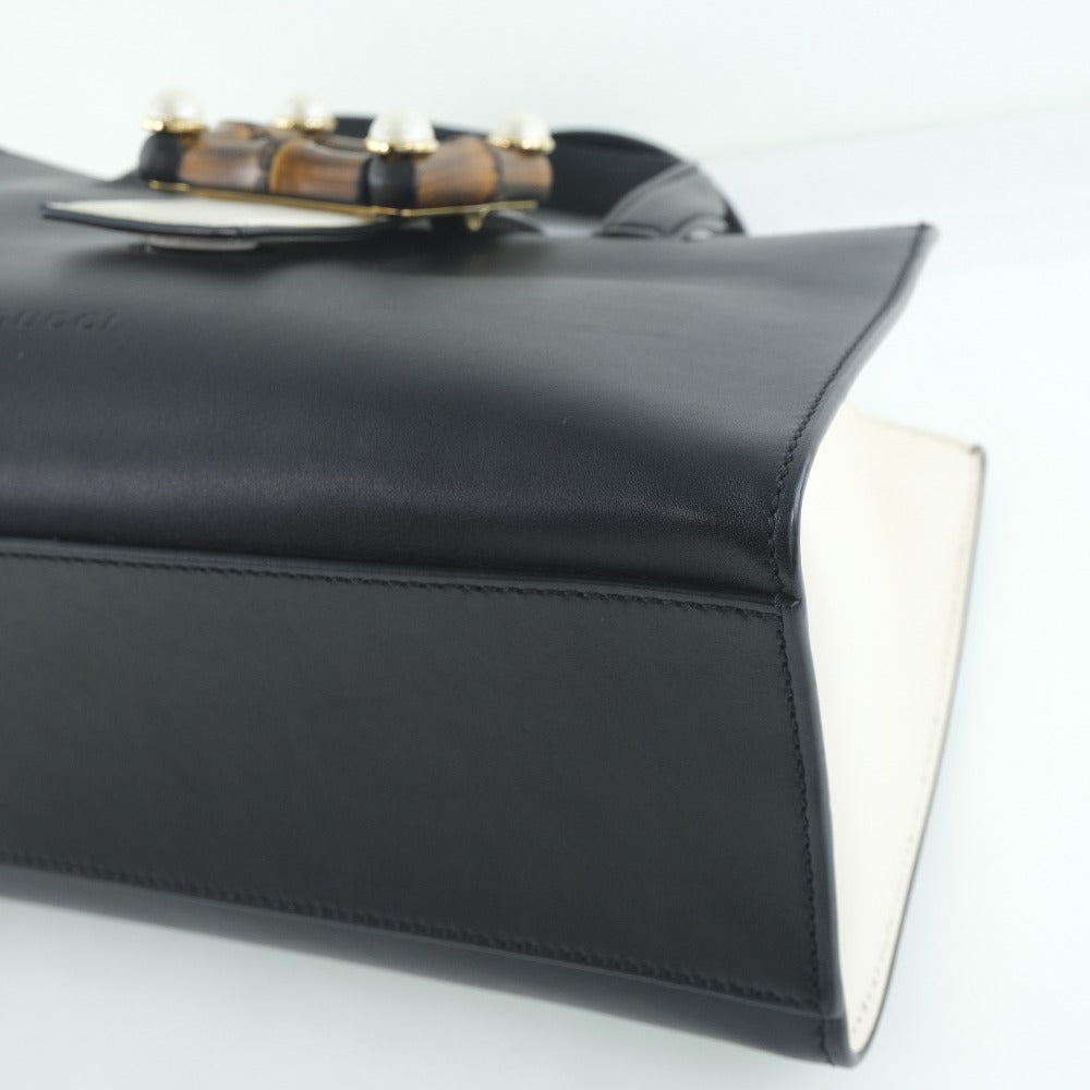 Gucci Nimfair Black Pony-Style Calfskin Handbag