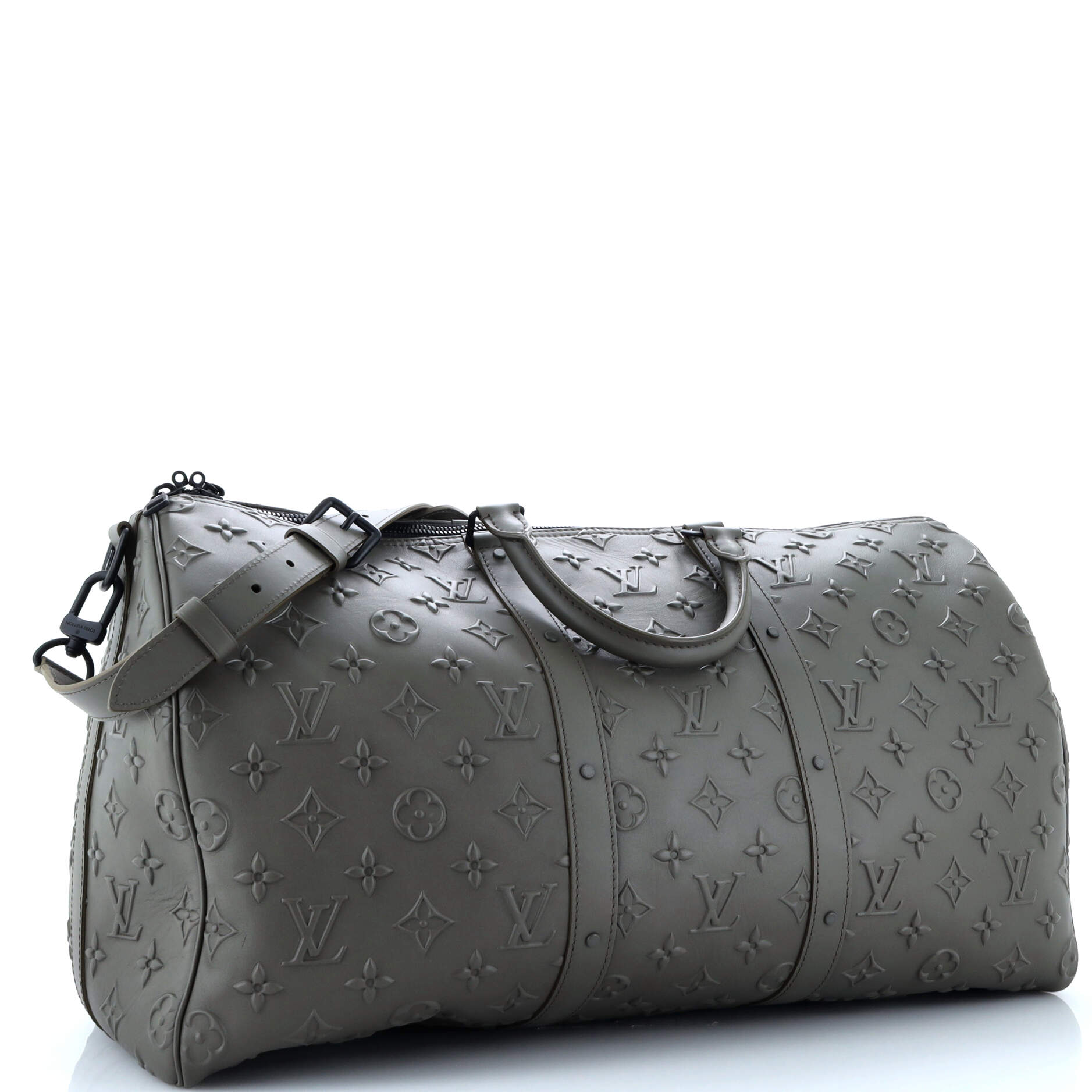 Louis Vuitton Keepall Bandouliere Bag Seal Leather Monogram Travel Bag