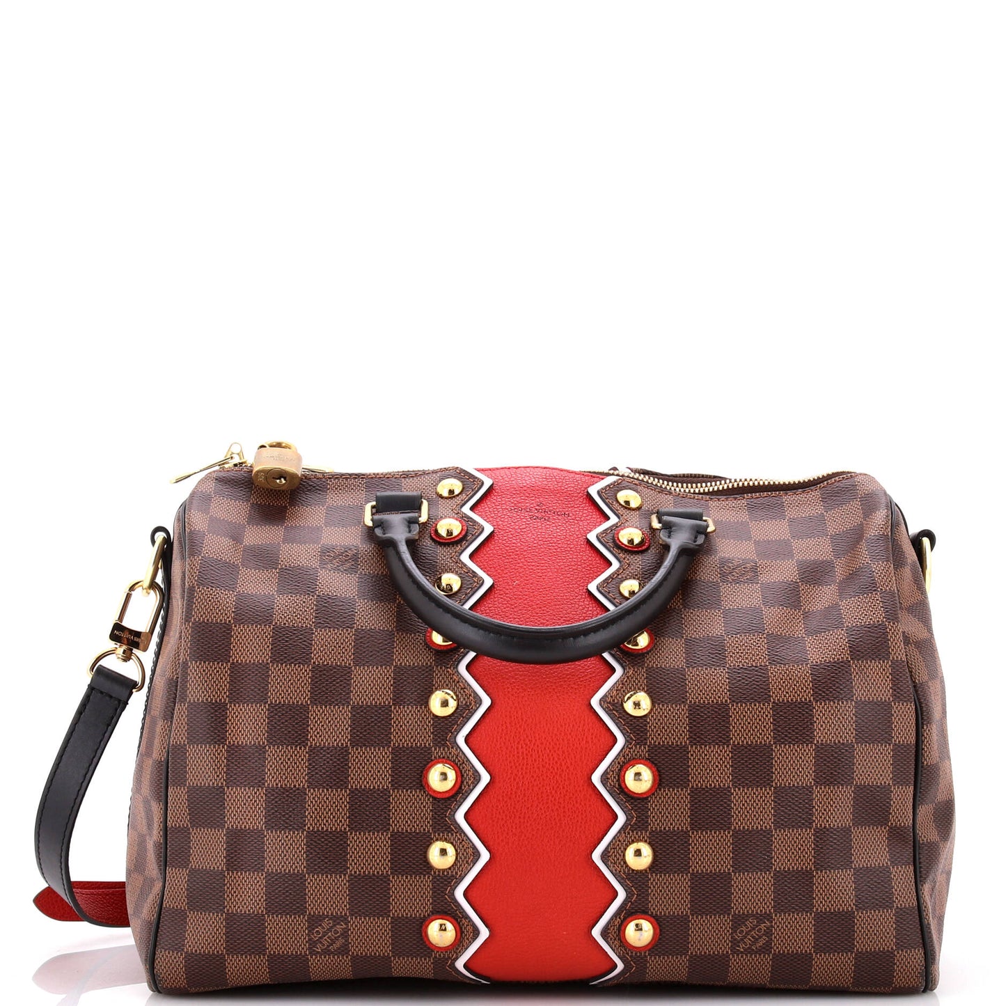 Louis Vuitton Speedy Bandouliere Bag Limited Edition Damier Karakoram Travel Bag