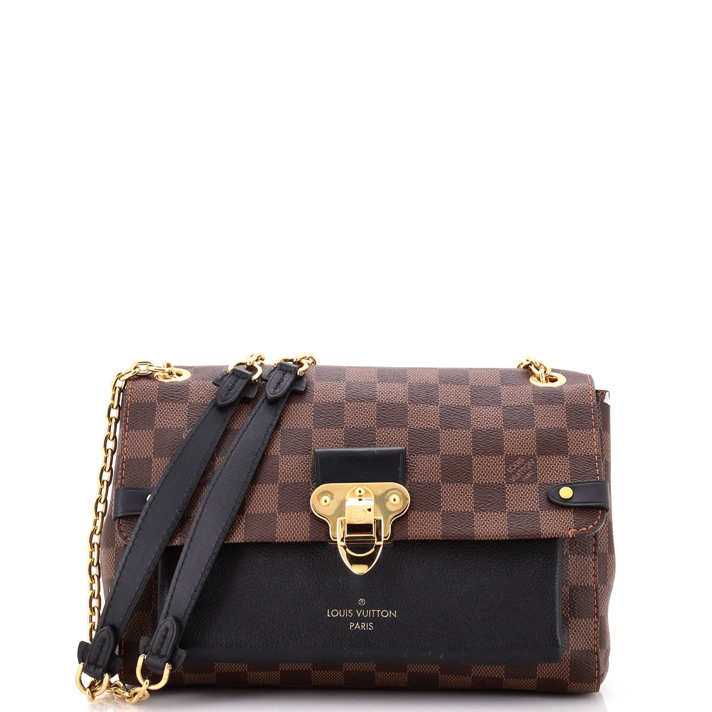 Louis Vuitton Vavin Handbag Damier With Pm Leather Shoulder Bag