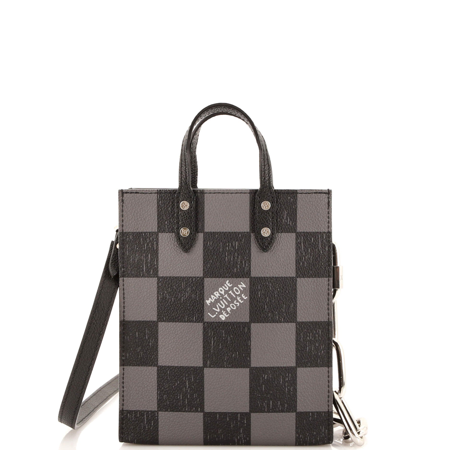 Louis Vuitton Sac Plat Bag Limited Edition Marque Deposee Tote Bag