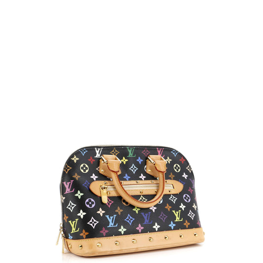 Louis Vuitton Alma Handbag Multicolor Pm Monogram Travel Bag