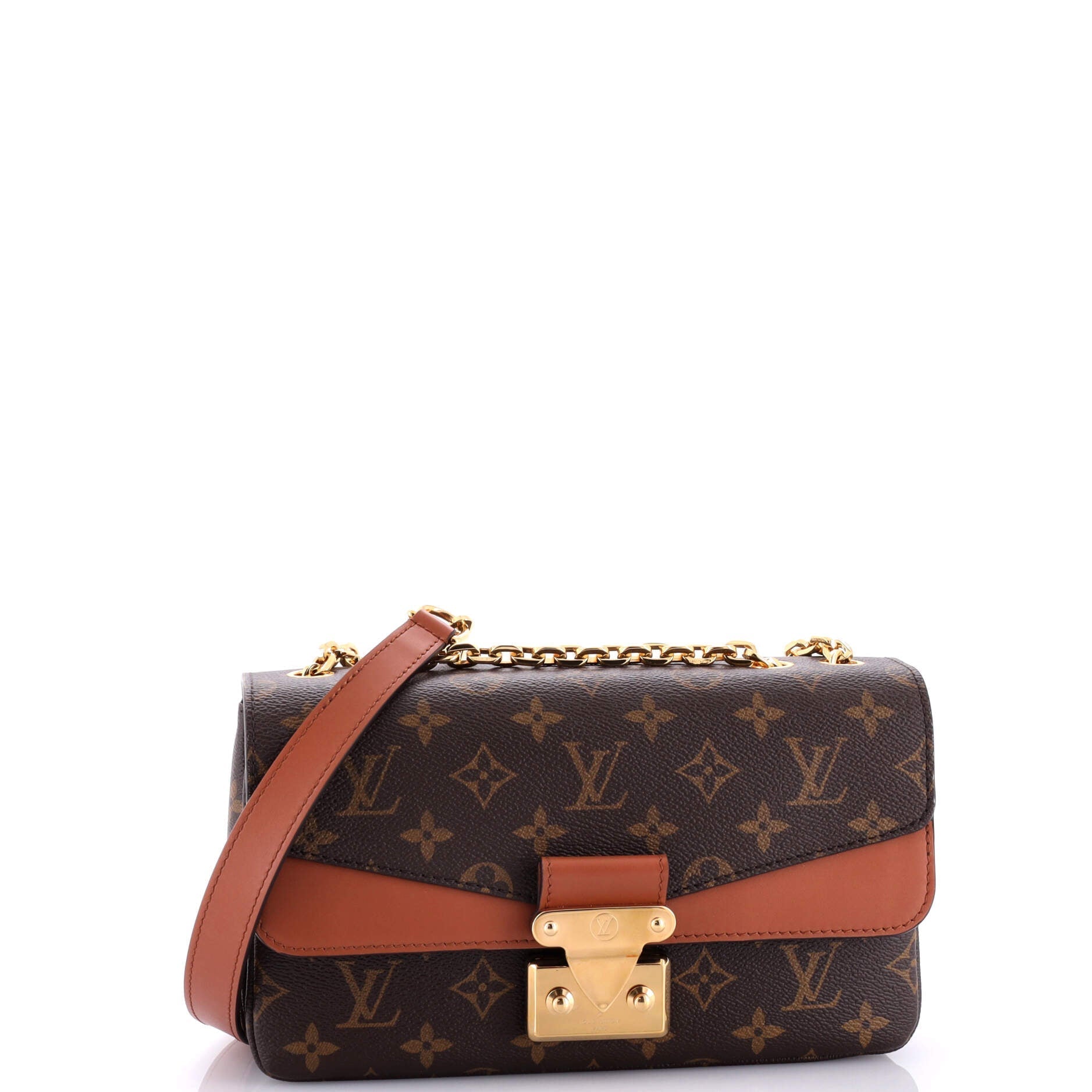Louis Vuitton Marceau Handbag With Leather Canvas Shoulder Bag