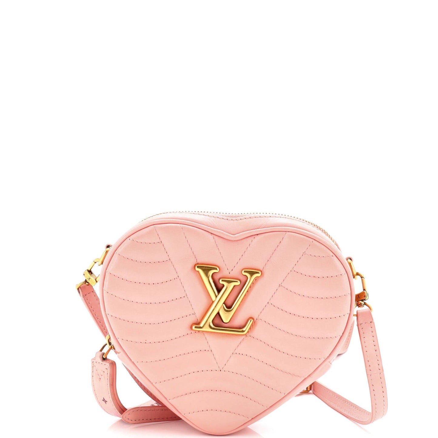 Louis Vuitton New Wave Heart Crossbody Bag Leather Quilted