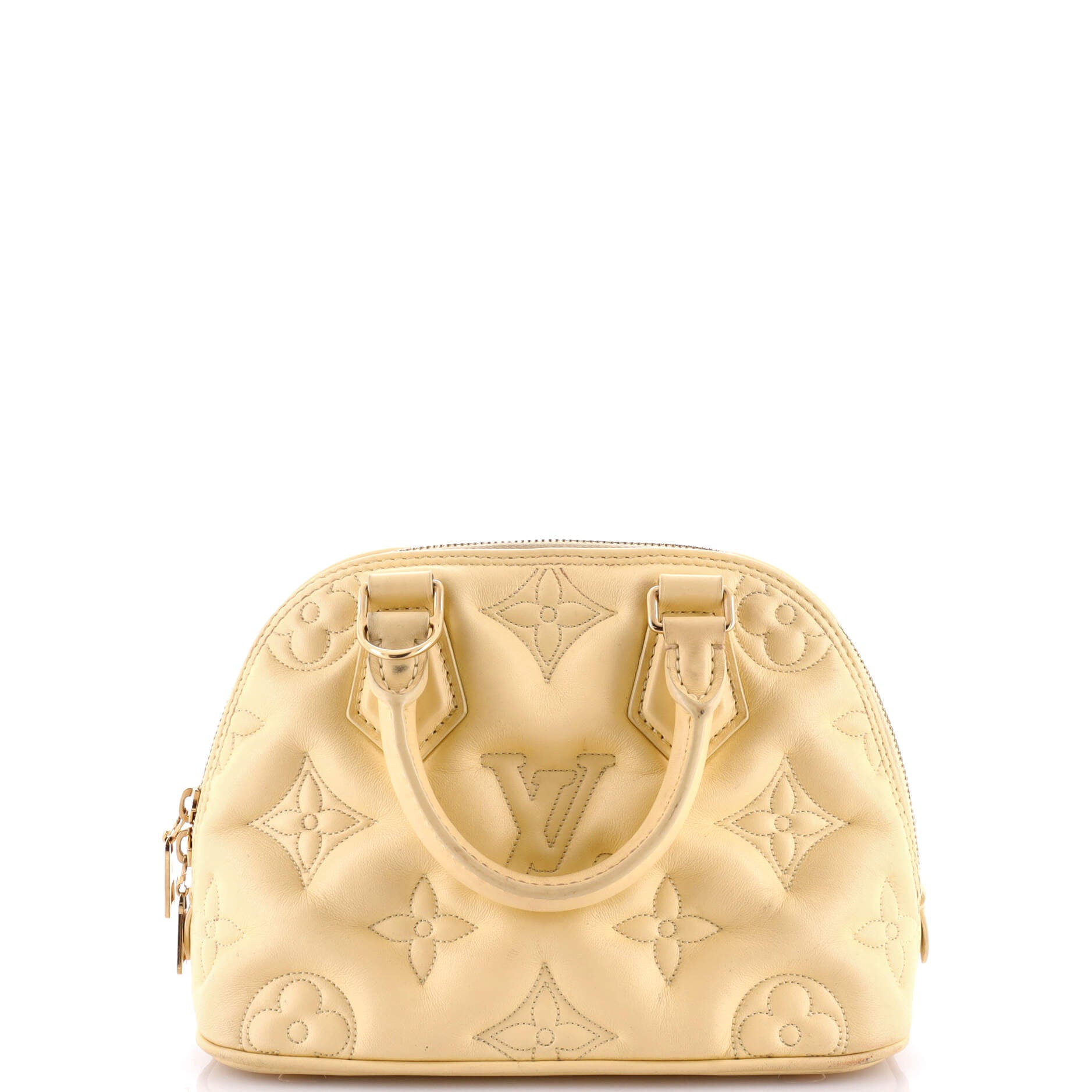 Louis Vuitton Alma Handbag Bubblegram Bb Leather Shoulder Bag
