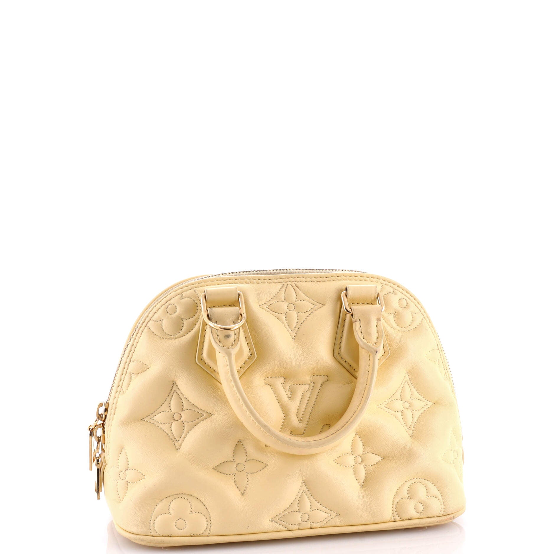 Louis Vuitton Alma Handbag Bubblegram Bb Leather Shoulder Bag