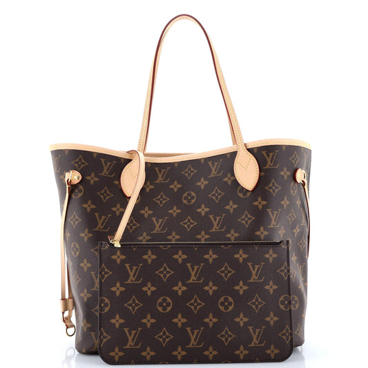 Louis Vuitton Neverfull Nm Tote Mm Canvas Monogram Tote Bag Canvas Mm3073591