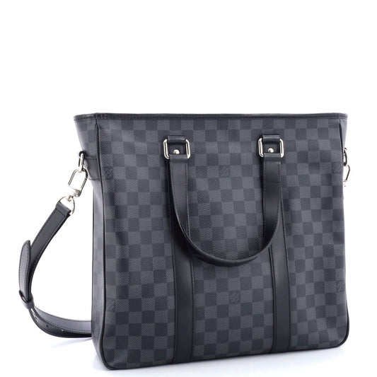 Louis Vuitton Tadao Handbag Damier Graphite Pm Tote Bag