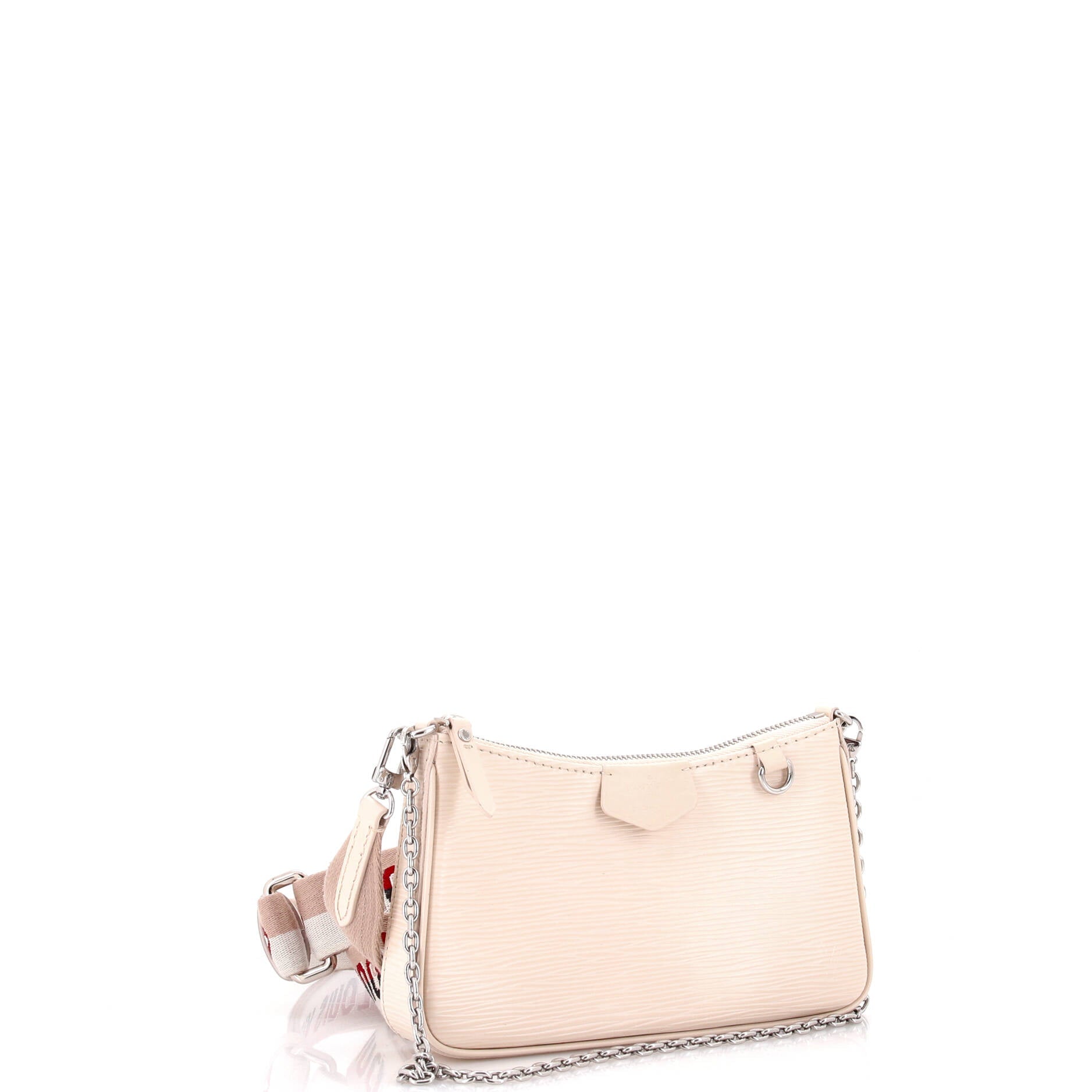Louis Vuitton Easy Pouch On Strap Epi With Shoulder Leather Canvas Shoulder Bag