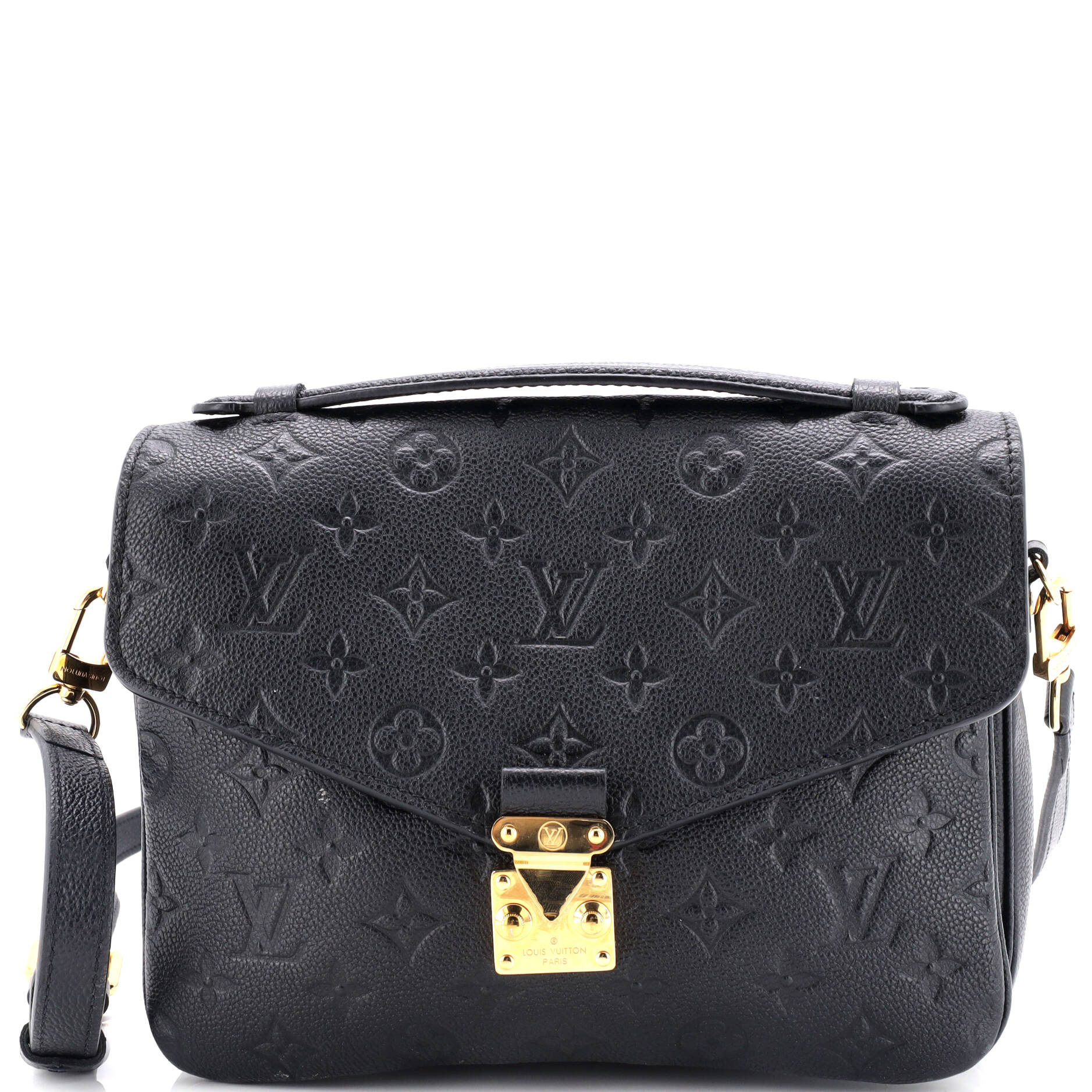 Louis Vuitton Pochette Metis Empreinte Shoulder Bag Leather Monogram Leather 3075181