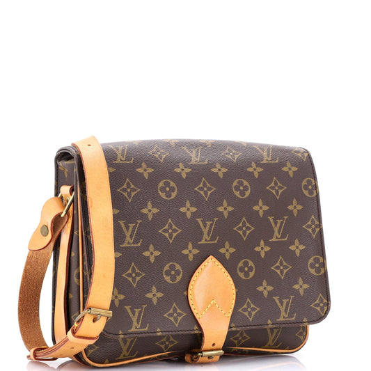 Louis Vuitton Cartouchiere Handbag Gm Canvas Monogram Travel Bag