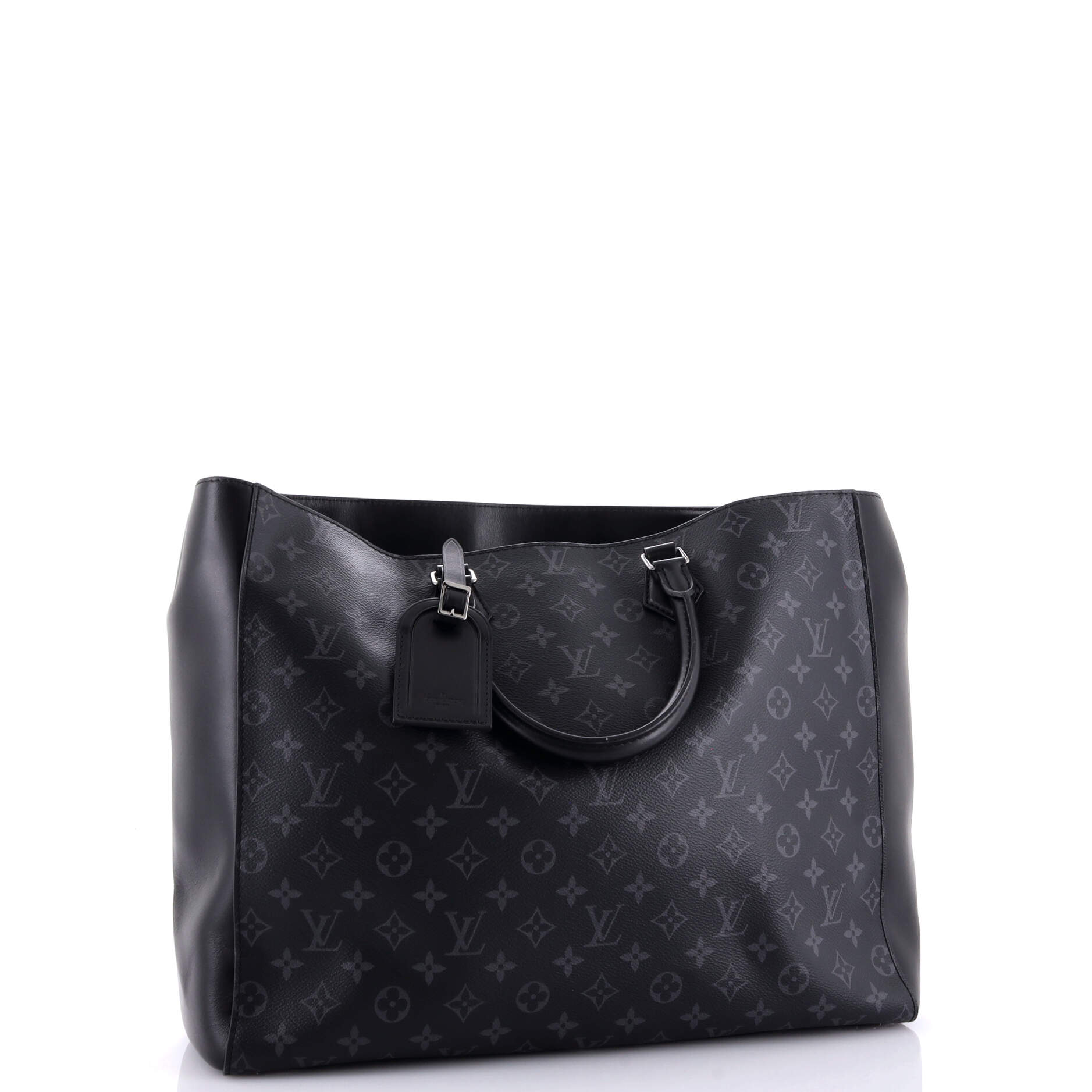 Louis Vuitton Grand Sac Bag Eclipse Canvas Monogram Tote Bag