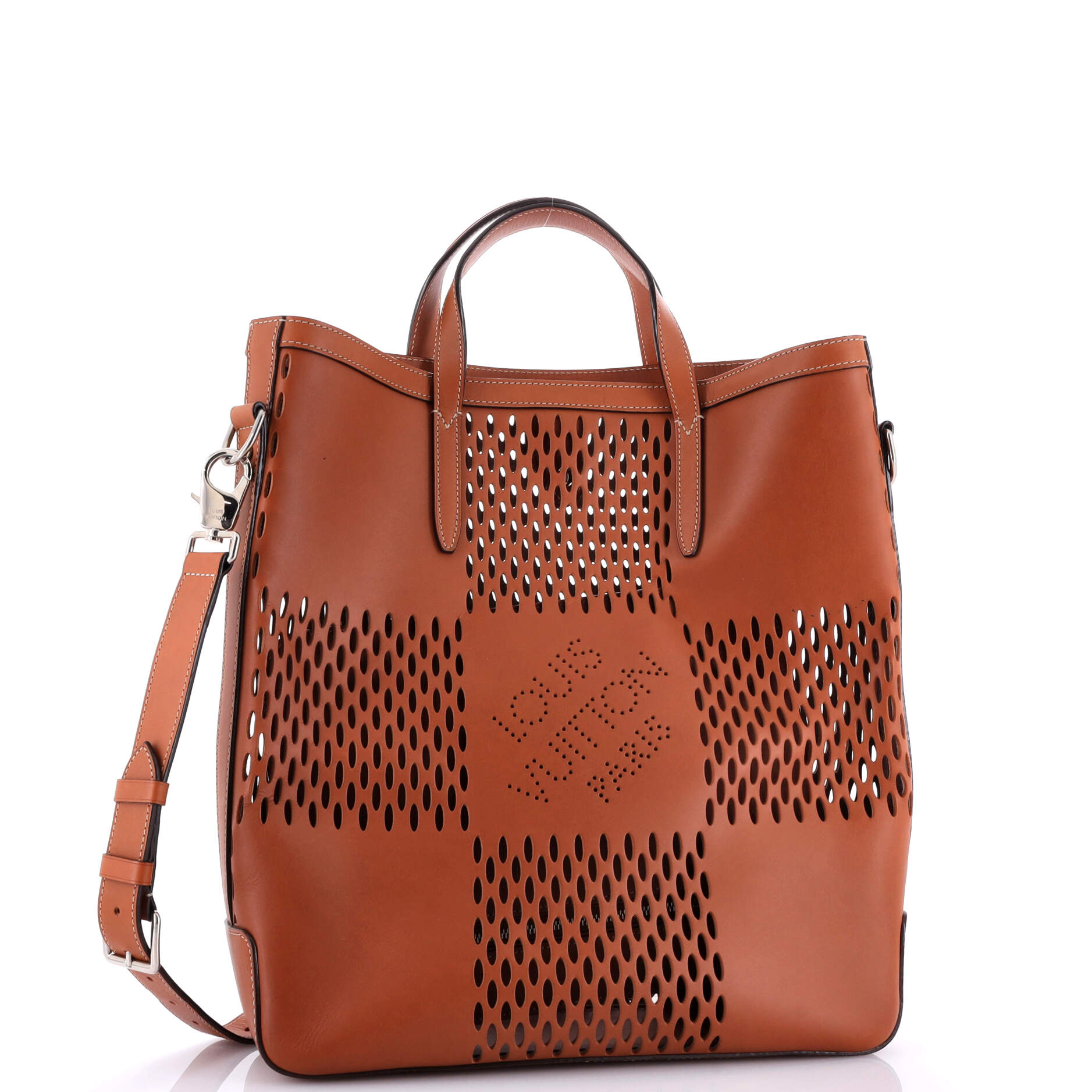 Louis Vuitton Oversize Cabas Nomade Damier North South Tote Leather Tote Bag