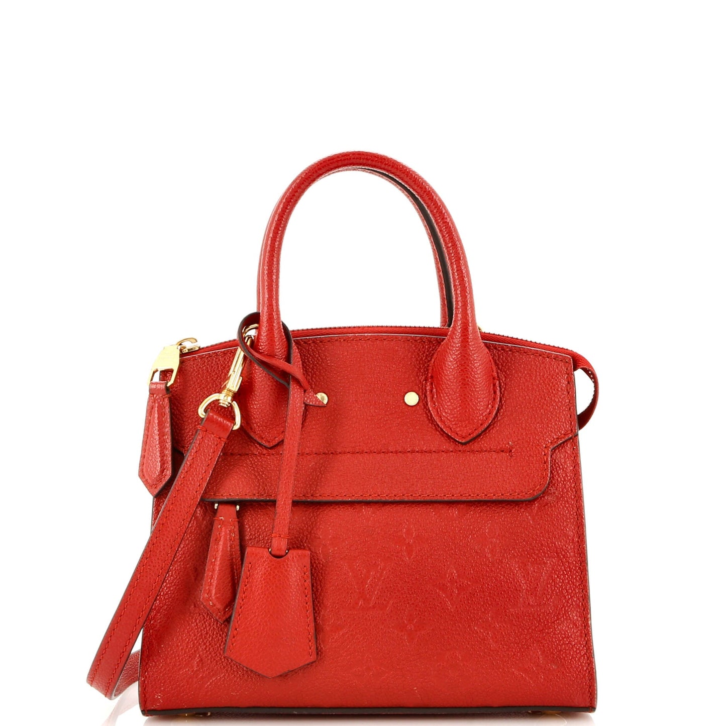 Louis Vuitton Pont Neuf Handbag Empreinte Leather Monogram Travel Bag