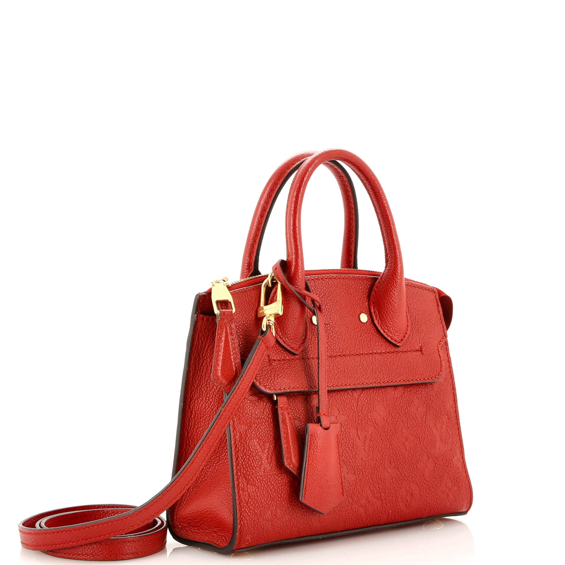 Louis Vuitton Pont Neuf Handbag Empreinte Leather Monogram Travel Bag