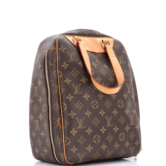 Louis Vuitton Excursion Handbag Canvas Monogram Travel Bag