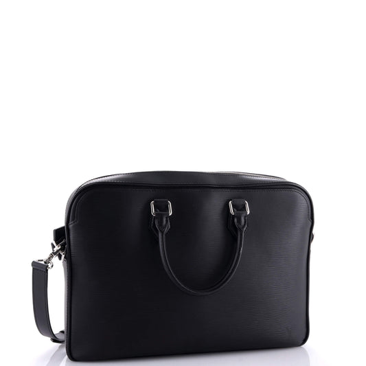 Louis Vuitton Dandy Briefcase Epi Mm Handbag Leather Travel Bag