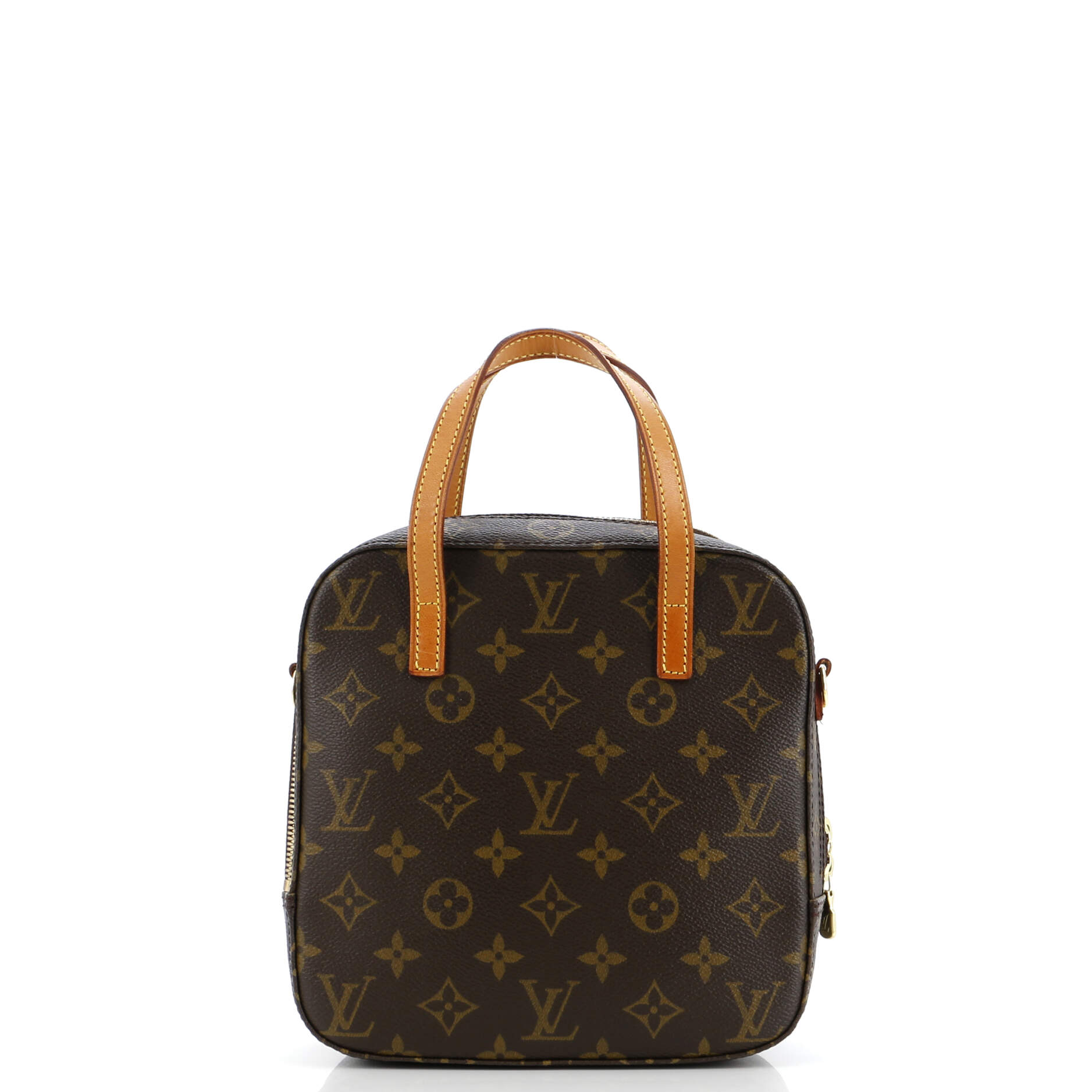 Louis Vuitton Spontini Handbag Canvas Monogram Travel Bag Canvas 30776784