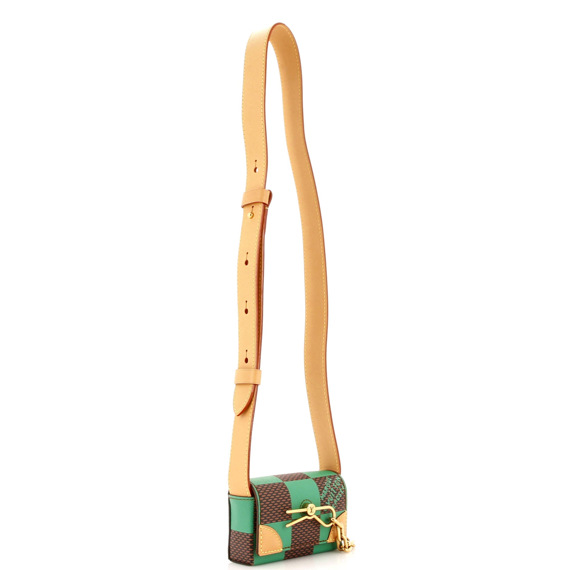 Louis Vuitton Micro Steamer Bag Damier Pop Travel Bag