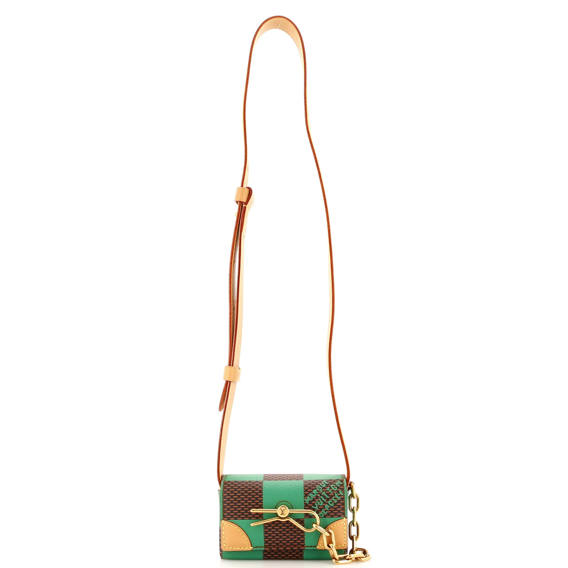Louis Vuitton Micro Steamer Bag Damier Pop Travel Bag