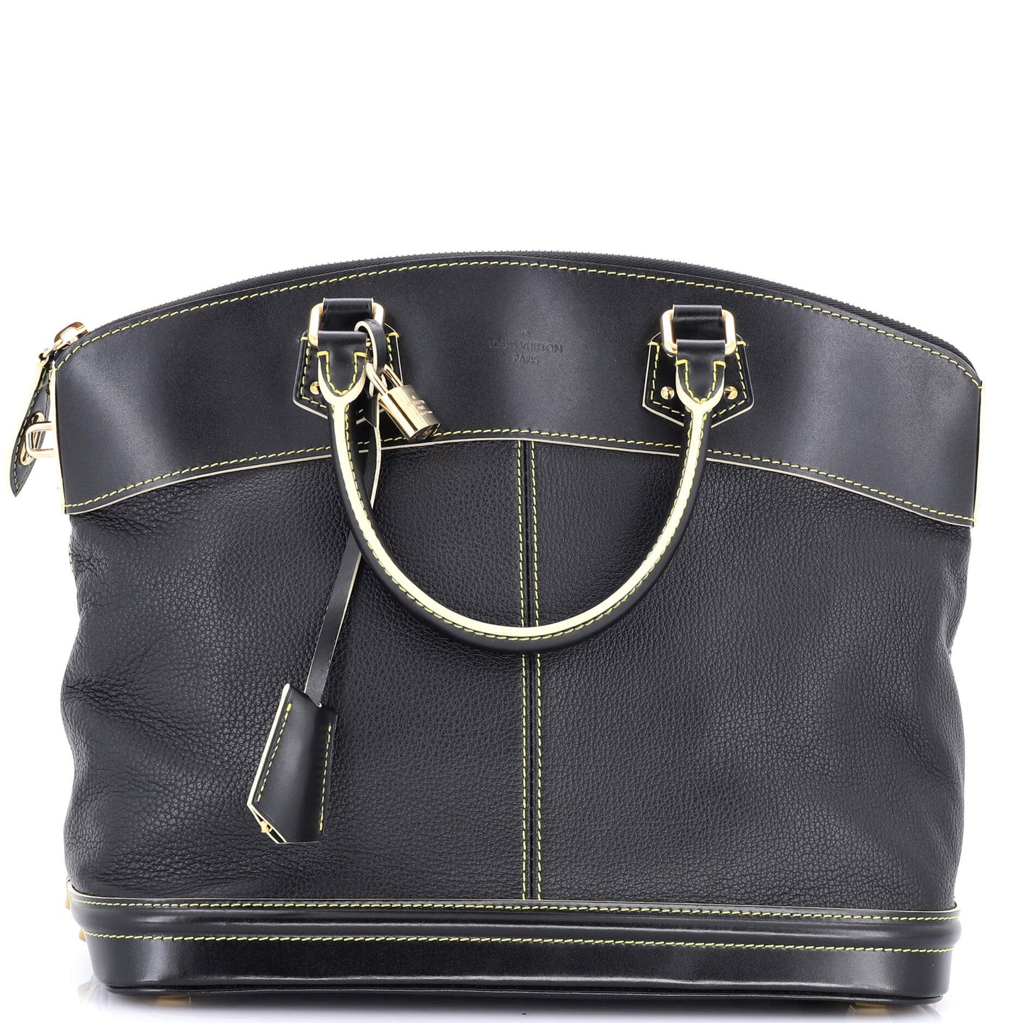 Louis Vuitton Suhali Lockit Handbag Mm Leather Tote Bag