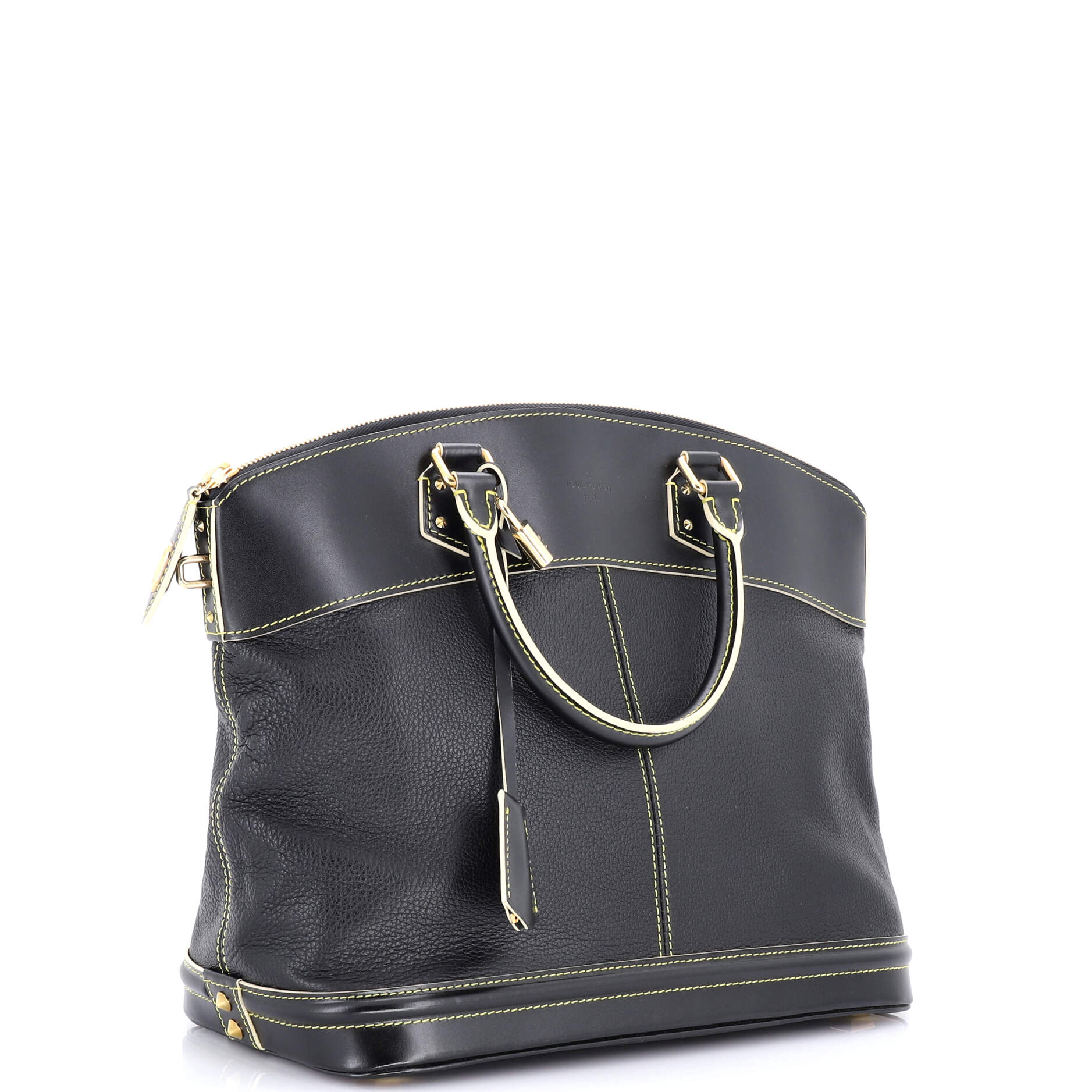 Louis Vuitton Suhali Lockit Handbag Mm Leather Tote Bag