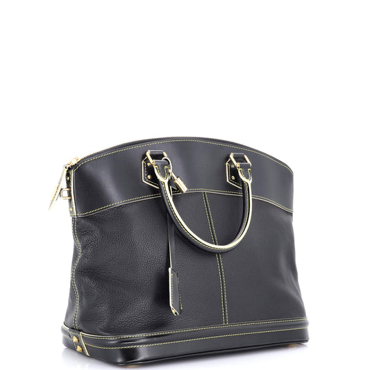 Louis Vuitton Suhali Lockit Handbag Mm Leather Tote Bag