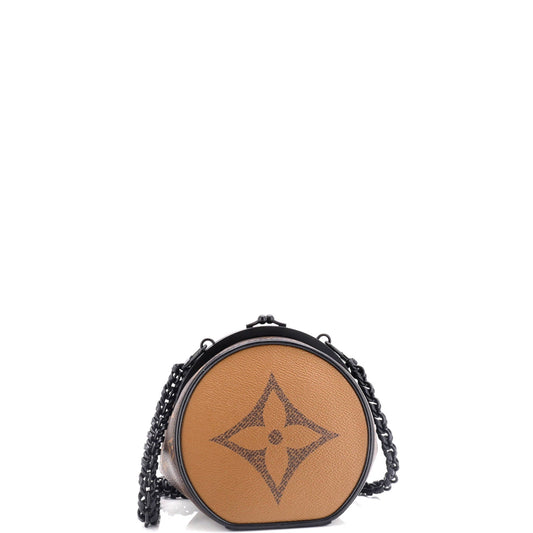 Louis Vuitton Boursicot Boite Chapeau Bag Reverse Giant Monogram Shoulder Bag