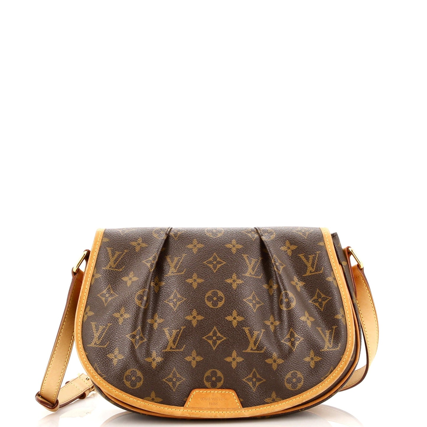 Louis Vuitton Menilmontant Handbag Pm Canvas Monogram Shoulder Bag