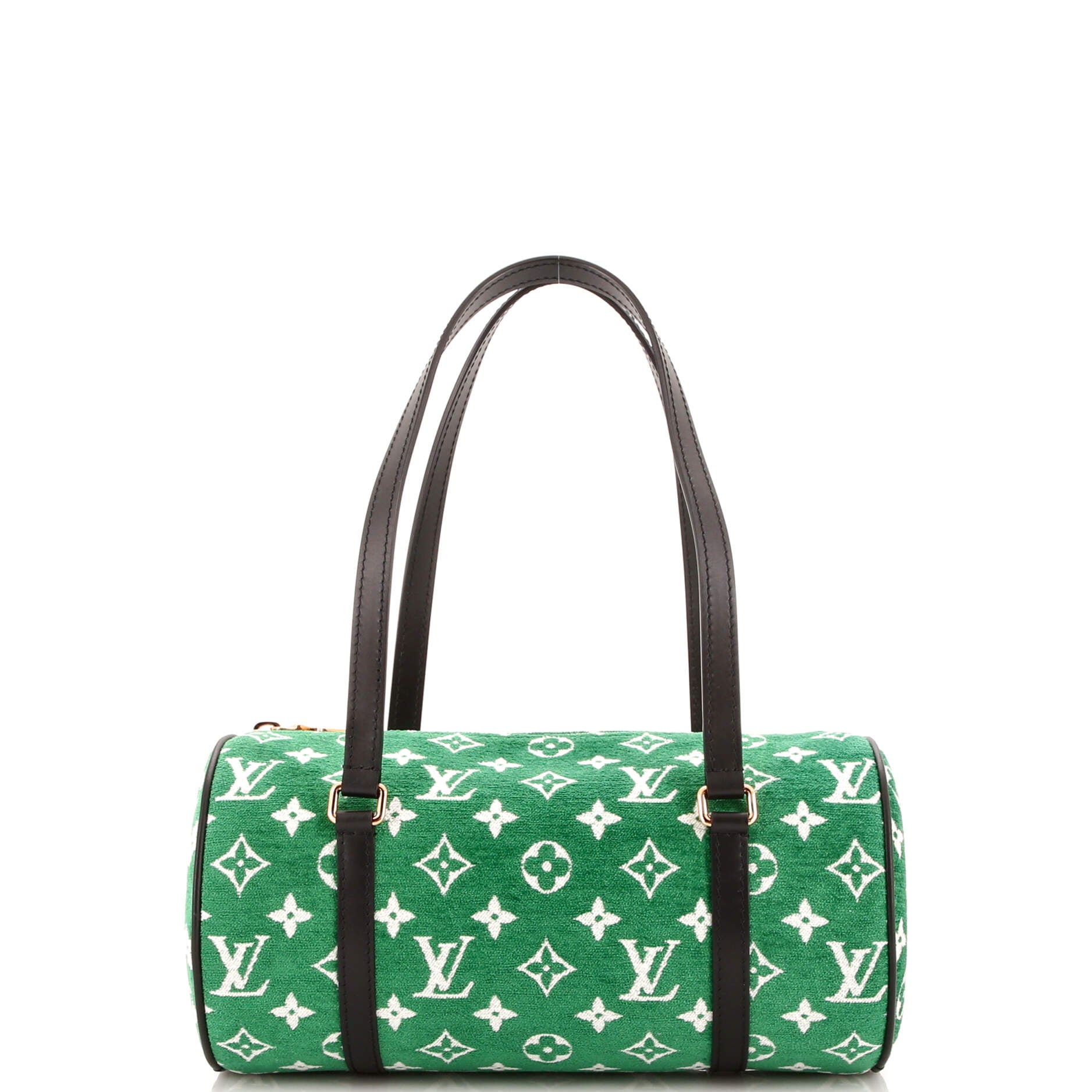 Louis Vuitton LV Papillon Handbag Lv Match Jacquard Velvet Monogram Shoulder Bag