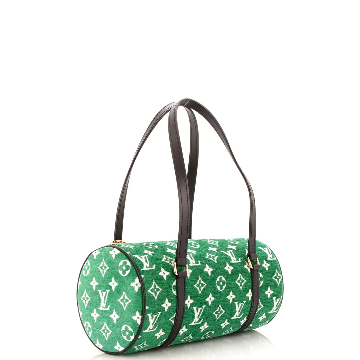 Louis Vuitton LV Papillon Handbag Lv Match Jacquard Velvet Monogram Shoulder Bag