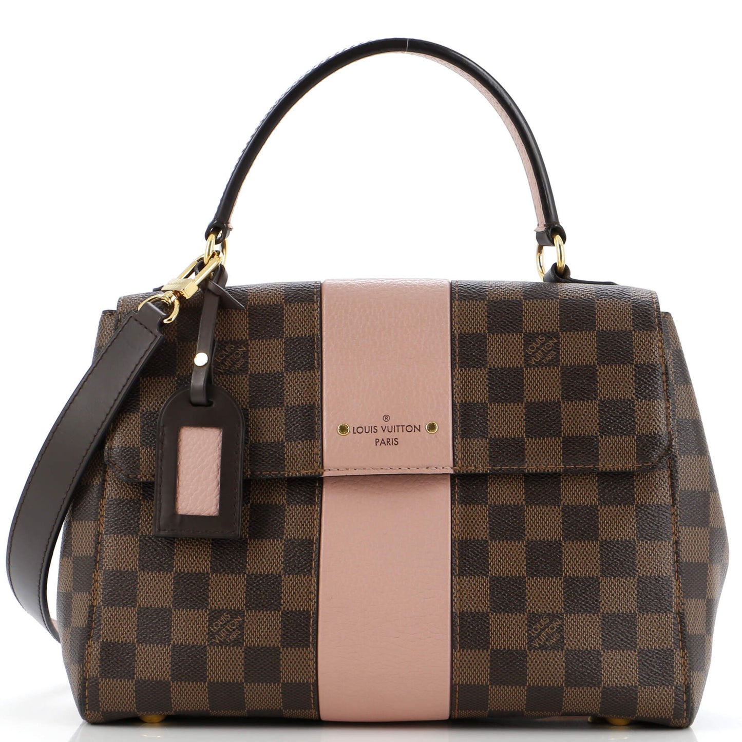 Louis Vuitton Bond Street Handbag Damier With Mm Leather Travel Bag Leather Mm3079771