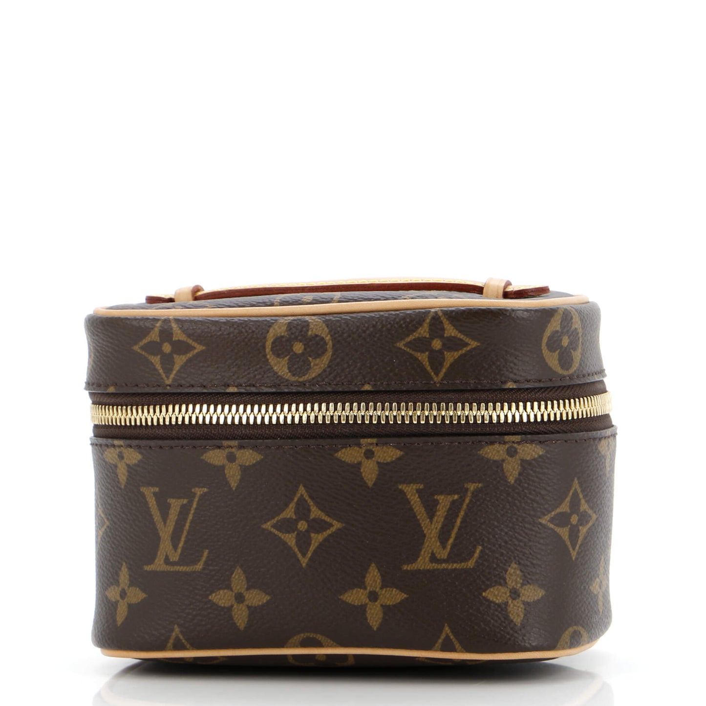 Louis Vuitton Nice Vanity Case Nano Handbag Canvas Monogram Travel Bag