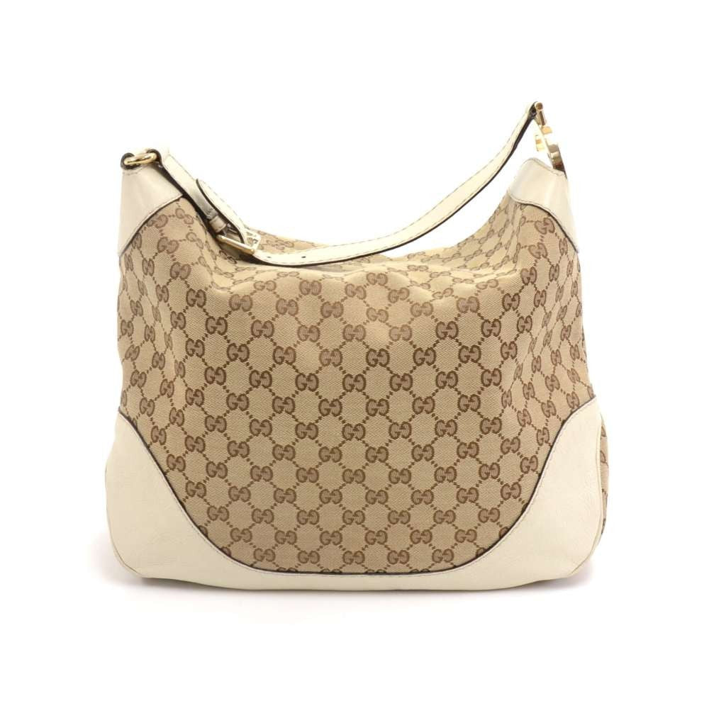 Gucci Hobo Bag Canvas Monogram Tote Bag Tote Ga096