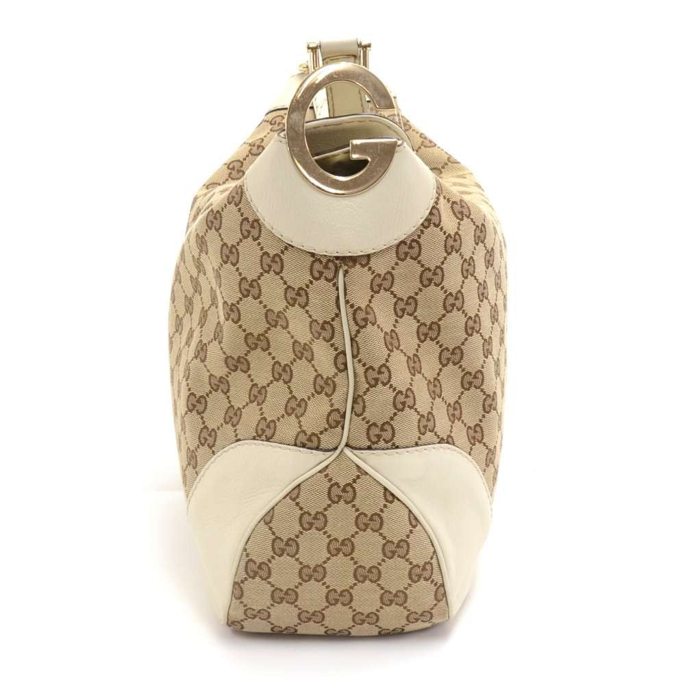 Gucci Hobo Bag Canvas Monogram Tote Bag Tote Ga096