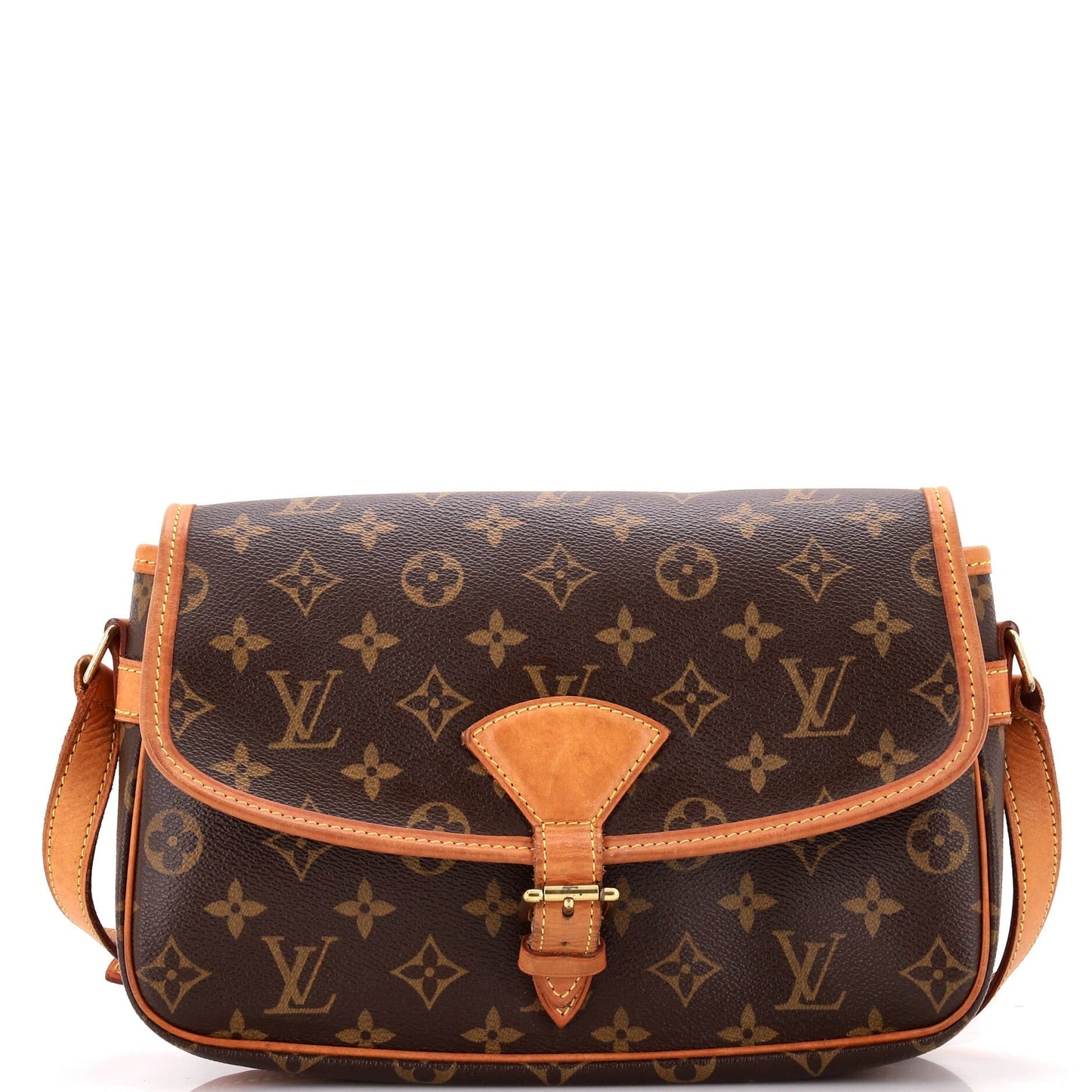Louis Vuitton Sologne Handbag Canvas Monogram Travel Bag