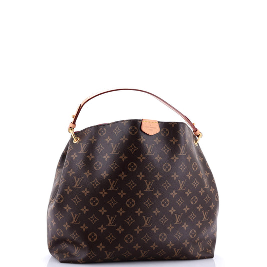 Louis Vuitton Graceful Handbag Mm Canvas Monogram Travel Bag