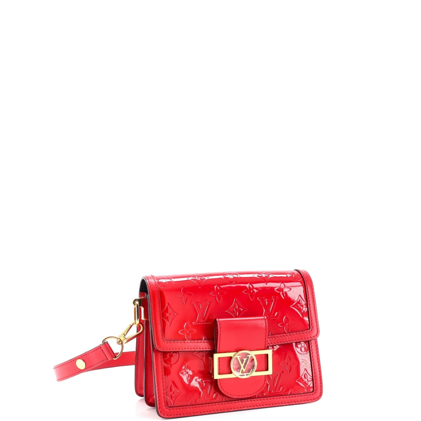 Louis Vuitton Dauphine Shoulder Bag Vernis Monogram Mini