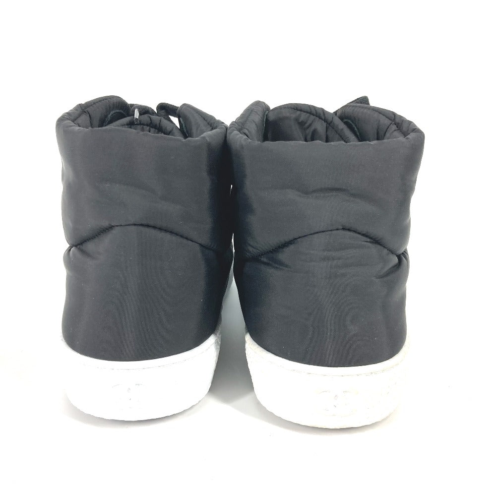 CHANEL sneakers G31748 Nylon black 16B logo Women 40  