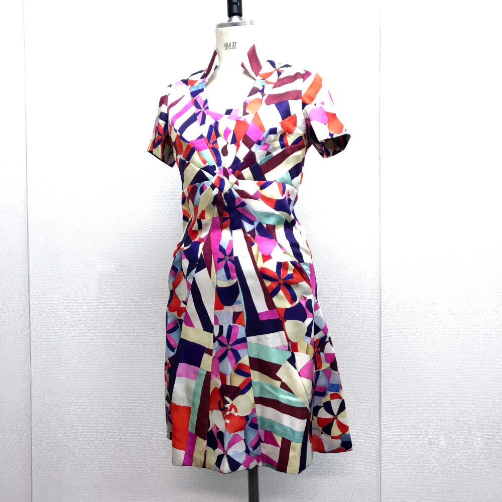 Chanel one piece silk Flower 16C Multicolor Handbag