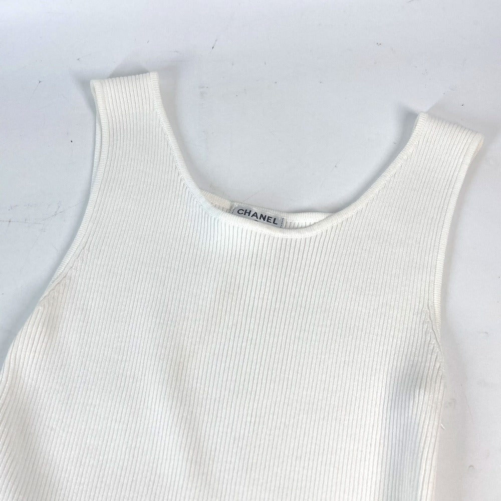 Chanel one piece cotton 15P 34 White Handbag