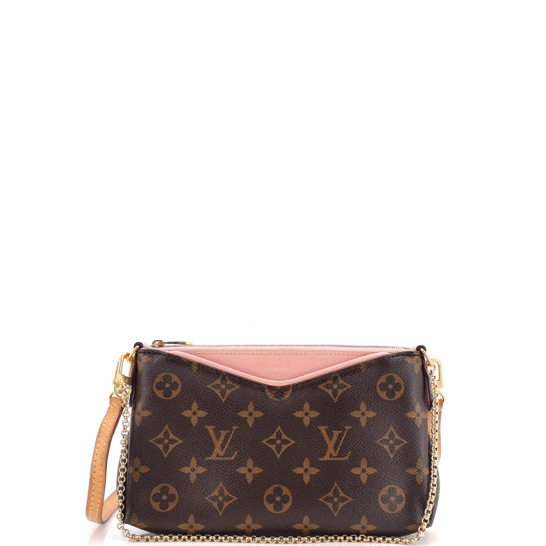 Louis Vuitton Pallas Clutch Canvas Monogram Clutch Bag